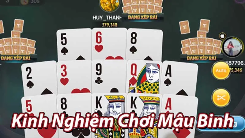 Kinh nghiệm đánh bài Mậu Binh