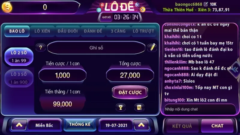 Lô đề 3 miền 789 Club